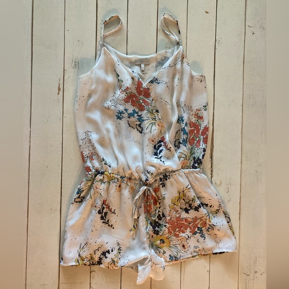 Joie Pants - Joie Cream/Floral Romper, Size Small